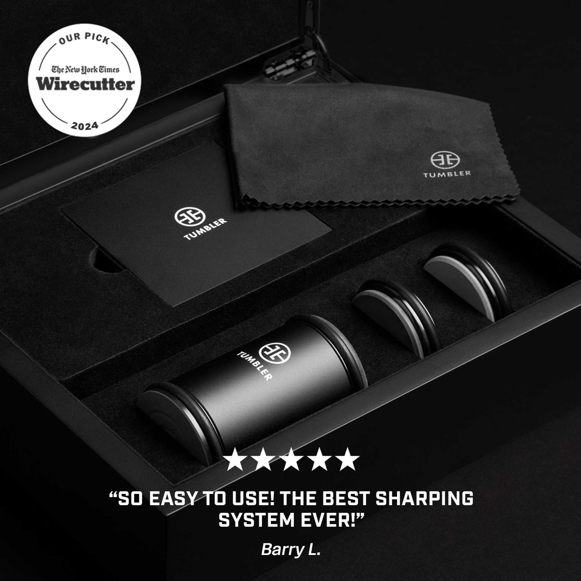 Tumbler Rolling Sharpener Limited Black Series Edition - Image 4